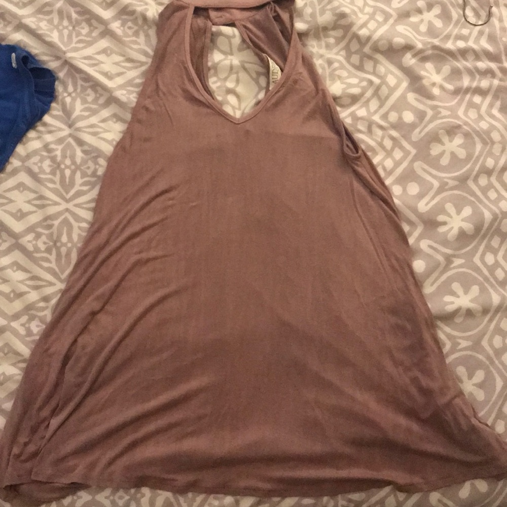 Peach dress